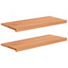 vidaXL Appuis de fen&ecirc;tre 2 pc Vernis 100 x 40 x 2 cm