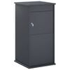 vidaXL bo&icirc;te aux lettres Anthracite 50 x 52 x 100 cm Acier