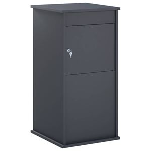 vidaXL bo&icirc;te aux lettres Anthracite 50 x 52 x 100 cm Acier