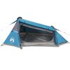 vidaXL Tente de camping tunnel 2 personnes bleu imperm&eacute;able