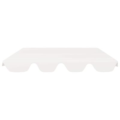 vidaXL Toit de rechange de balançoire blanc 150/130x105/70 cm