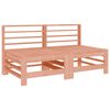 vidaXL Canap&eacute;s centraux de jardin 2 pcs bois massif douglas