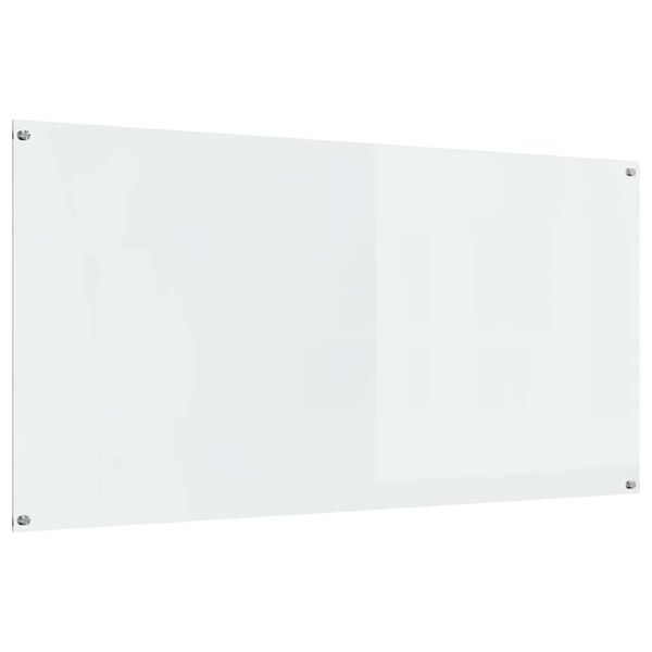 vidaXL Protection de cuisine Transparent 120 x 60 cm verre tremp&eacute;