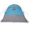 vidaXL Tente de camping tunnel 4 personnes bleu imperméable
