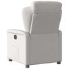 vidaXL Fauteuil inclinable gris nuage tissu