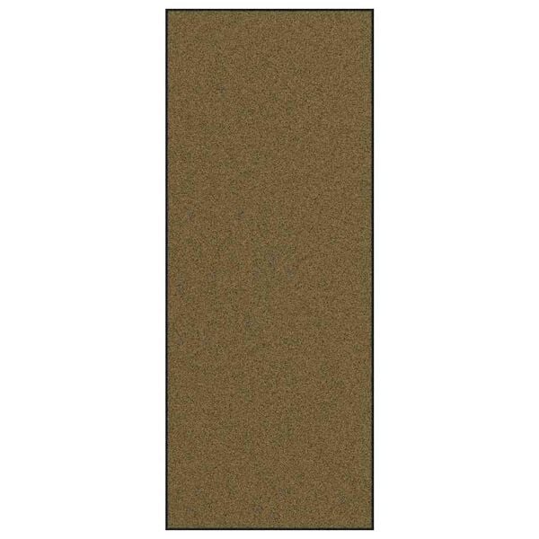 vidaXL Tapis d'entr&eacute;e Marron et Noir 120 x 300 cm Polyamide et PVC