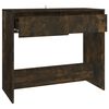 vidaXL Table console chêne fumé 89x41x76,5 cm bois d'ingénierie