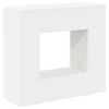 vidaXL Console Table Blanc 82 x 29 x 74 cm Bois d'ing&eacute;nierie