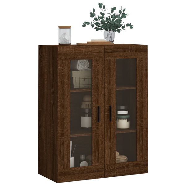 vidaXL Armoire murale ch&ecirc;ne marron 69,5x34x90 cm