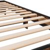 vidaXL Cadre de lit sans matelas ch&ecirc;ne fum&eacute; 90x190 cm
