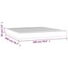 vidaXL Matelas de lit &agrave; ressorts ensach&eacute;s fermet&eacute; moyenne Cappuccino 180x200x20cm