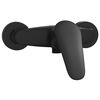 vidaXL Robinet de Douche Mixer Noir G 1 / 2 pouces