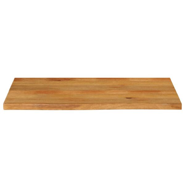 vidaXL Dessus de table &agrave; bord vivant 100x60x2,5cm bois massif manguier