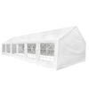 vidaXL Tente de r&eacute;ception blanche 12 x 6 m
