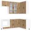 vidaXL Unit&eacute; de cuisine KALMAR 8 pc Ch&ecirc;ne artisanal Bois d'ing&eacute;nierie