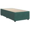 vidaXL Sommier &agrave; lattes de lit avec matelas Vert fonc&eacute; 90x190 cm