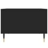 vidaXL Table basse Noir 60x50x36,5 cm Bois d'ing&eacute;nierie
