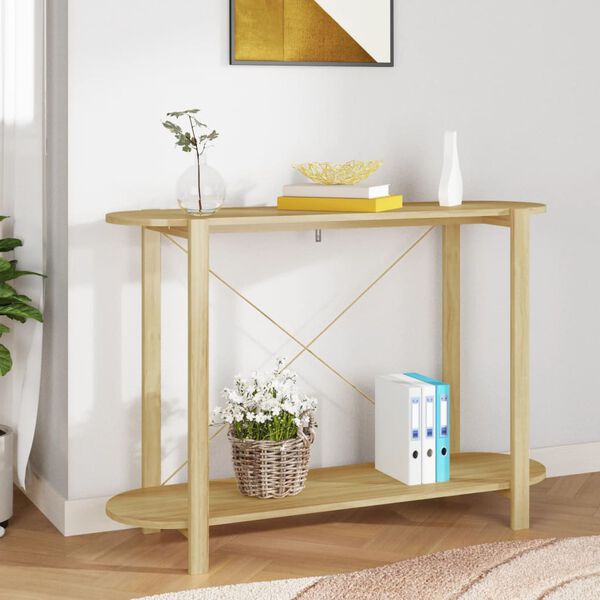 vidaXL Table console 110x38x75 cm Bois d'ingénierie