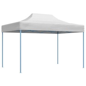 vidaXL Tente de r&eacute;ception pliable professionnelle 280x410x315 cm Acier Blanc