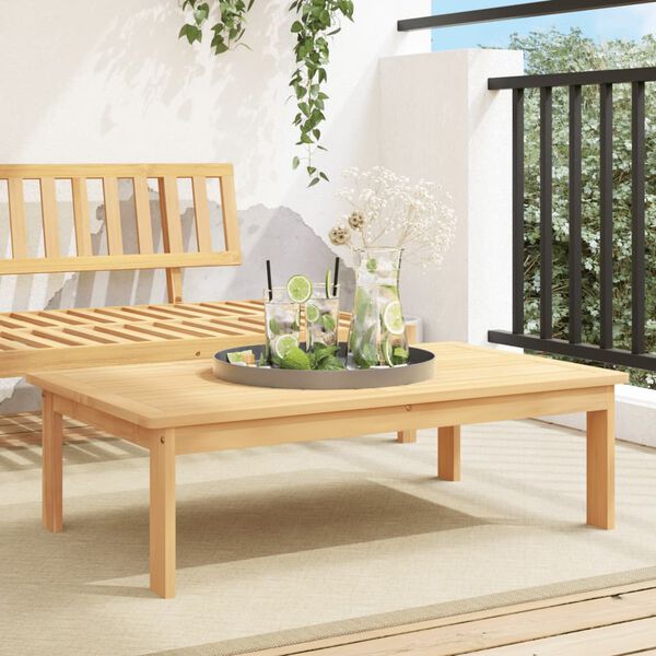 vidaXL Table de jardin 100x60x30 cm bois d'acacia solide