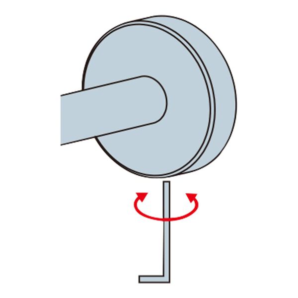 Kleine Wolke Anneau porte-serviette Meo Argenté