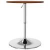 vidaXL Table de bar marron fonc&eacute; &Oslash;60x89,5 cm bois massif de ch&ecirc;ne