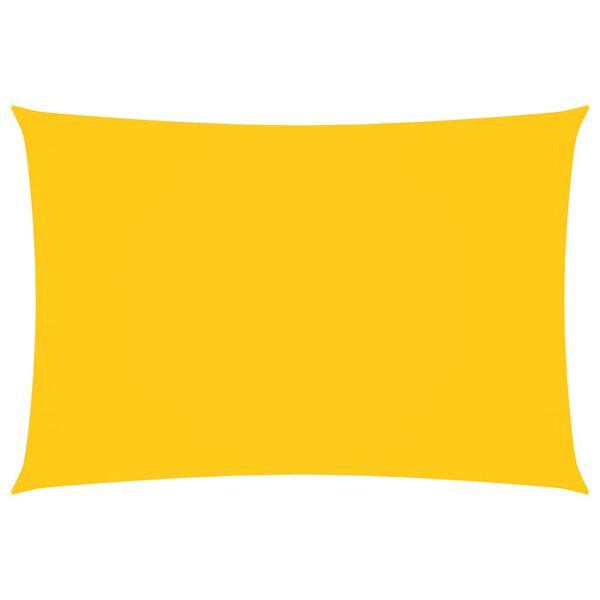 vidaXL Voile de parasol tissu oxford rectangulaire 3x5 m jaune