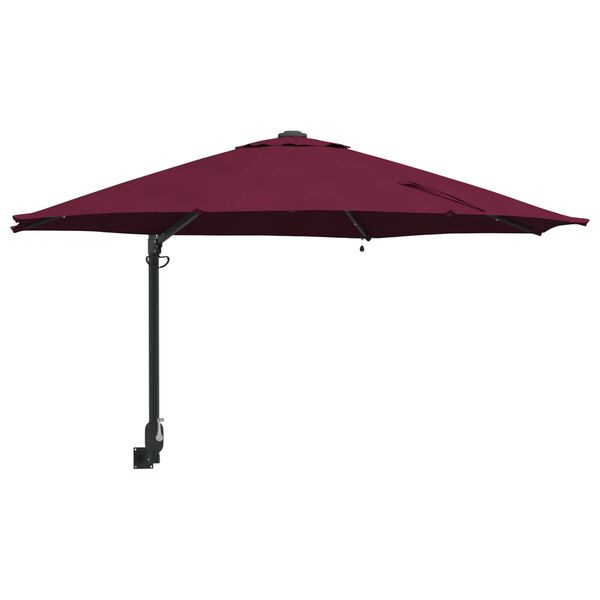 vidaXL Parasol de jardin Bordeaux 248 x 248 x 148 cm