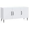 vidaXL Meuble TV Blanc 99 x 34,5 x 50 cm Bois d'ing&eacute;nierie