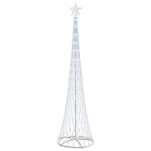vidaXL Arbre de No&euml;l LED Blanc froid 250 cm M&eacute;tal