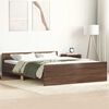 vidaXL Cadre de lit sans matelas ch&ecirc;ne marron 120x200 cm