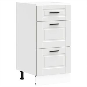 vidaXL Armoire de cuisine Porto blanc bois d'ing&eacute;nierie