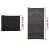 vidaXL Filet brise-vue PEHD 1 x 10 m Noir