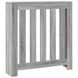 vidaXL Cache-Radiateur Sonoma gris 78 x 20 x 82 cm Bois d'ing&eacute;nierie
