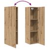 vidaXL Ensemble meuble TV 4 pcs Ch&ecirc;ne artisanal Bois d'ing&eacute;nierie