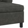 vidaXL Chaise longue avec coussin Noir 91 x 157 x 91 cm Simili cuir