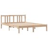 vidaXL Cadre de lit sans matelas 135x190 cm bois de pin massif