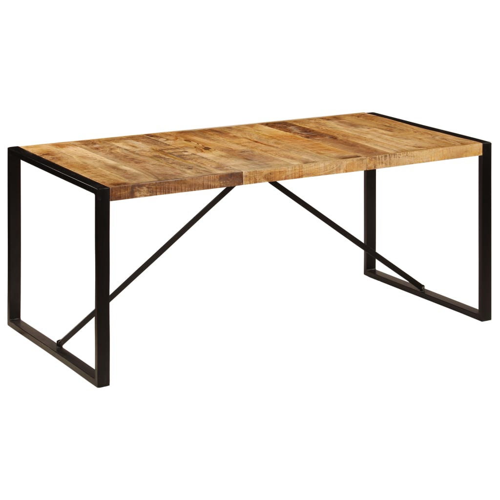 vidaXL Table de salle à manger 180x90x75 cm Bois de manguier solide