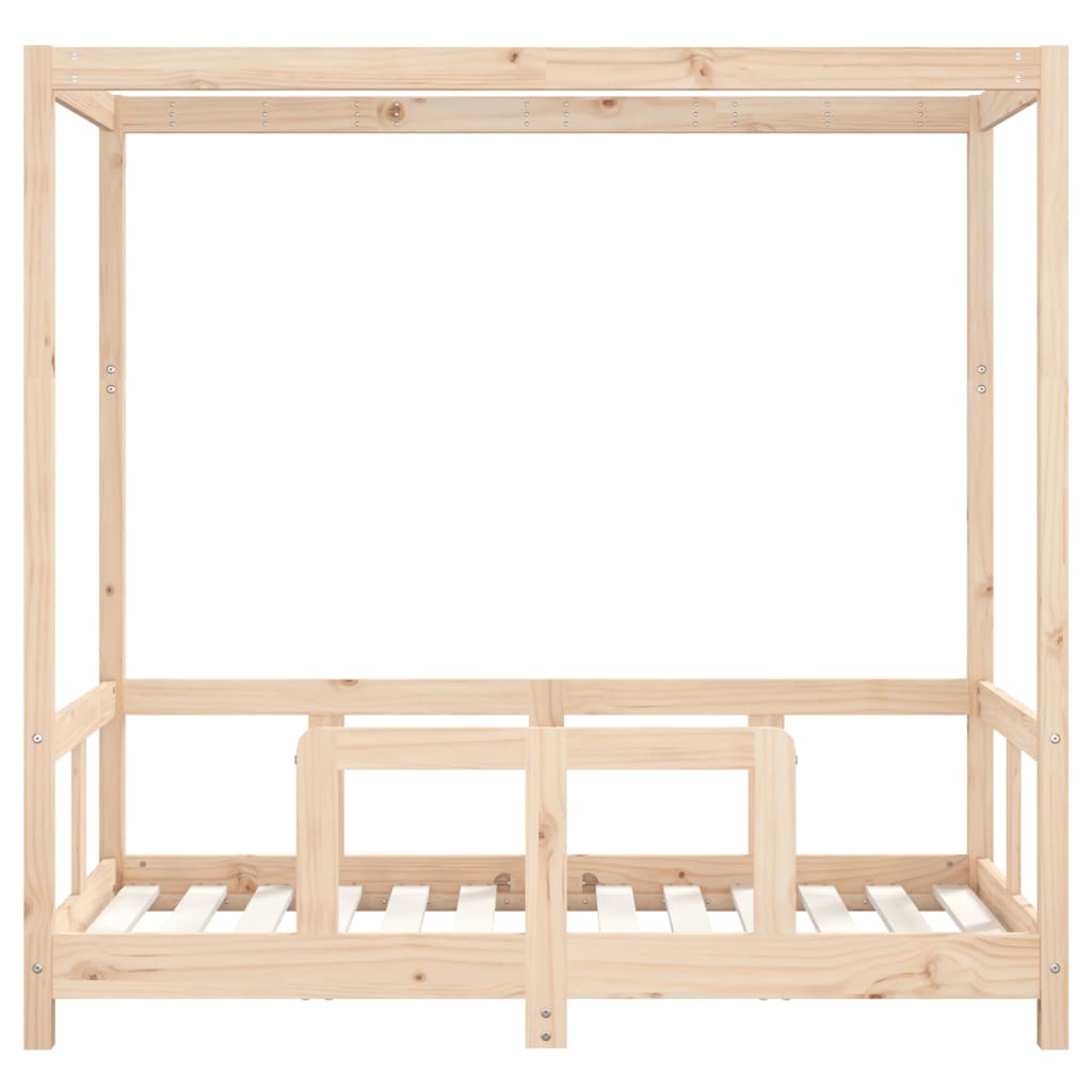 vidaXL Cadre de lit pour enfant 70x140 cm bois de pin massif