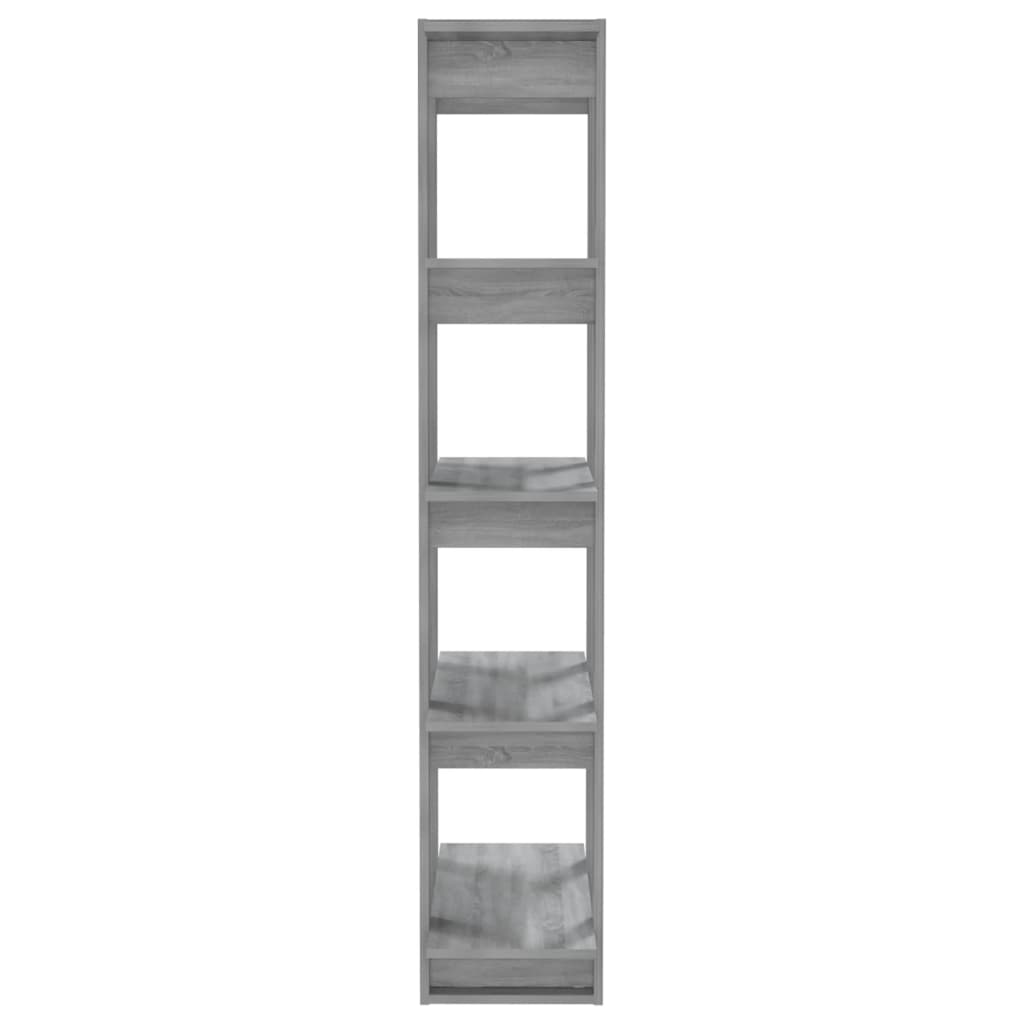 vidaXL Bibliothèque/Séparateur de pièce Sonoma gris 80x30x160 cm