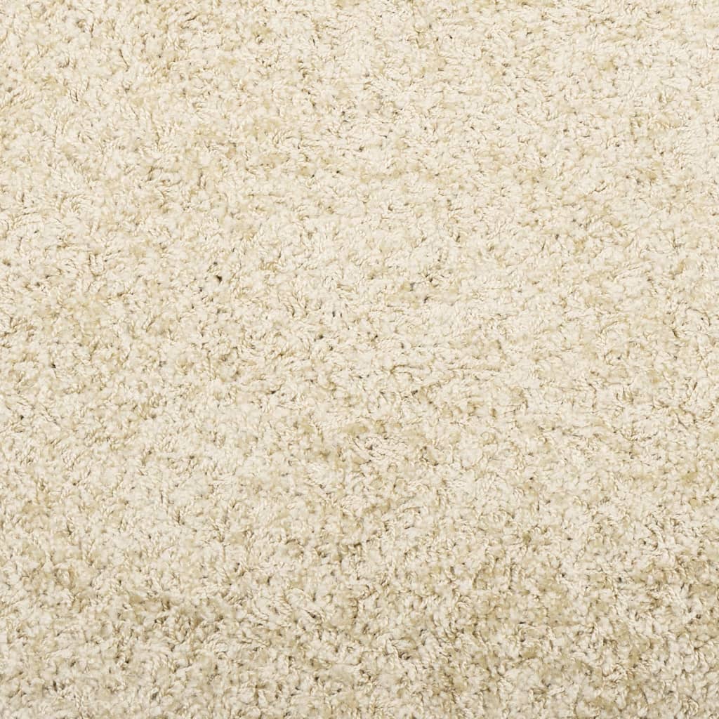 vidaXL Tapis shaggy PAMPLONA poils longs moderne doré Ø 240 cm