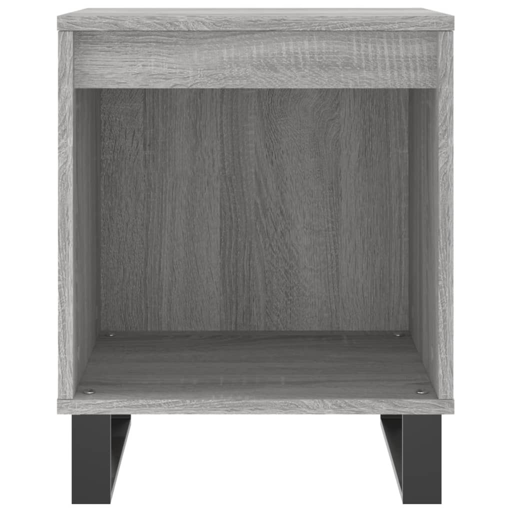 vidaXL Table de chevet sonoma gris 40x35x50 cm bois d’ingénierie