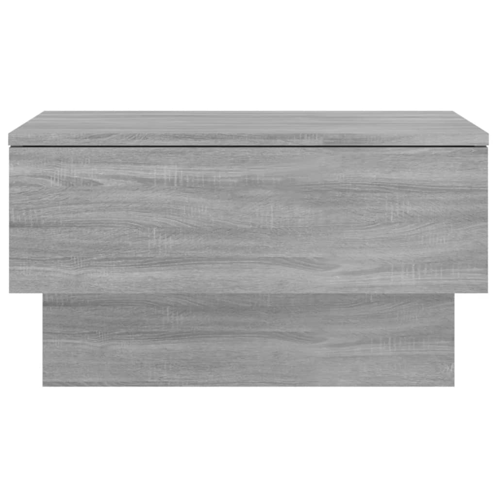 vidaXL Tables de chevet murales 2 pcs Sonoma gris