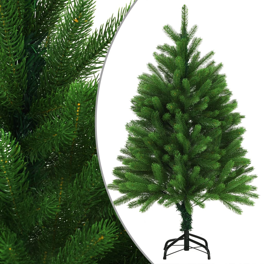 vidaXL Arbre de Noël artificiel aiguilles réalistes 120 cm vert