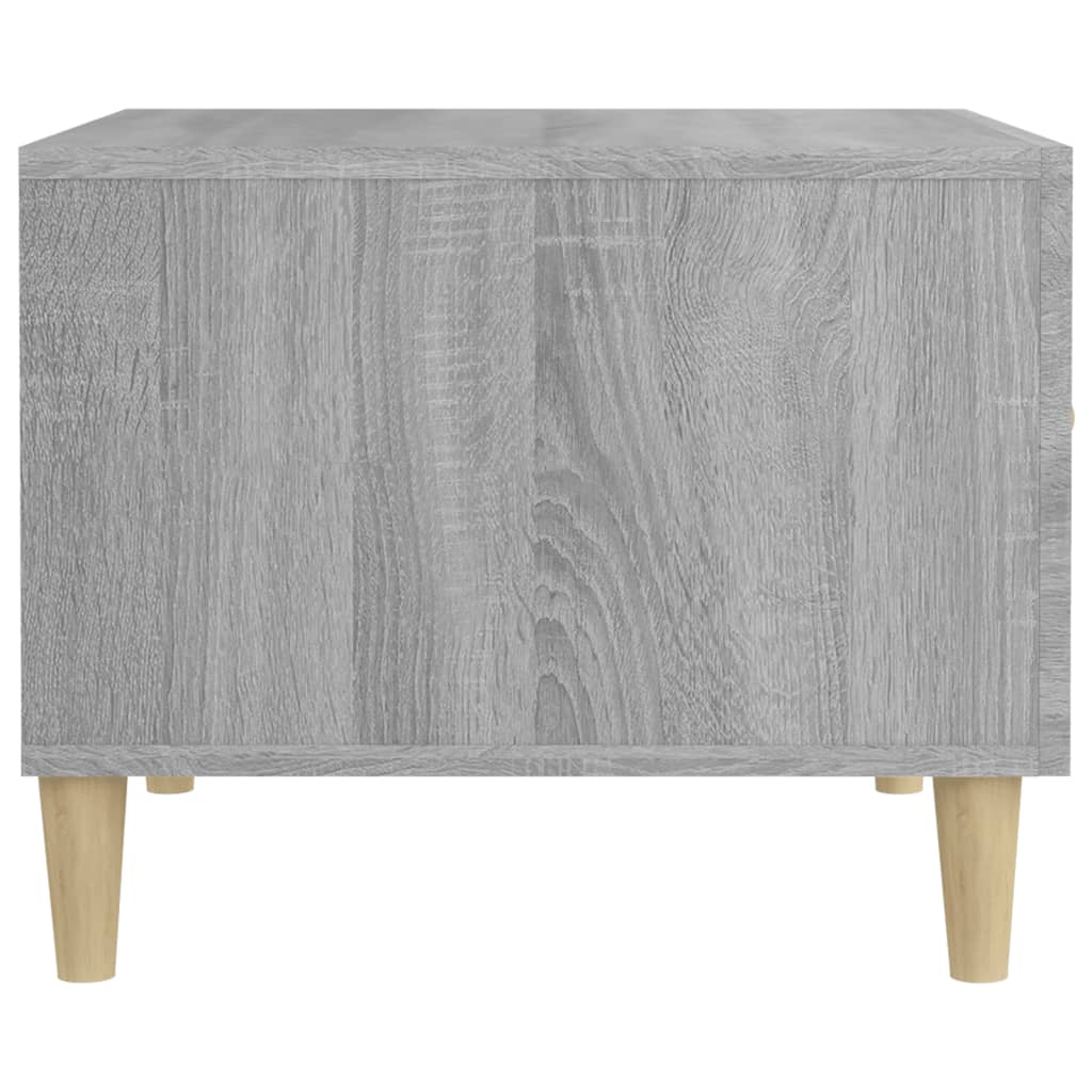 vidaXL Table basse Sonoma gris 50x50x40 cm Bois d'ingénierie