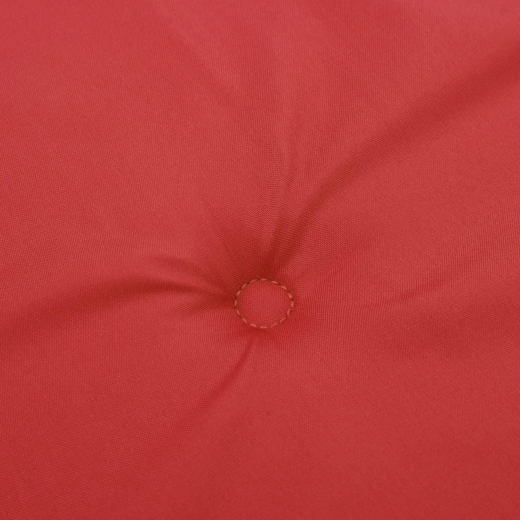 vidaXL Coussin de banc de jardin rouge 150x50x3 cm tissu oxford