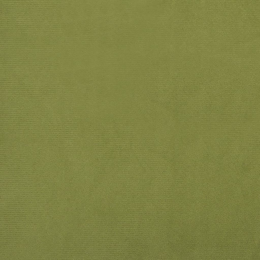 vidaXL Repose-pied Vert clair 78x56x32 cm Velours