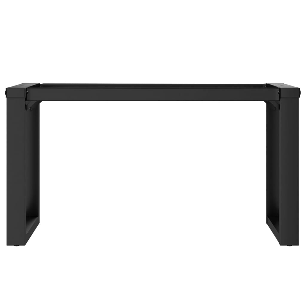 vidaXL Pieds de table basse cadre en O 70x30x43 cm fonte
