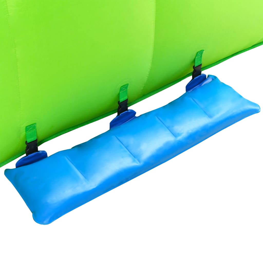 Happy Hop Toboggan à eau gonflable avec pataugeoire 600x215x255 cm PVC