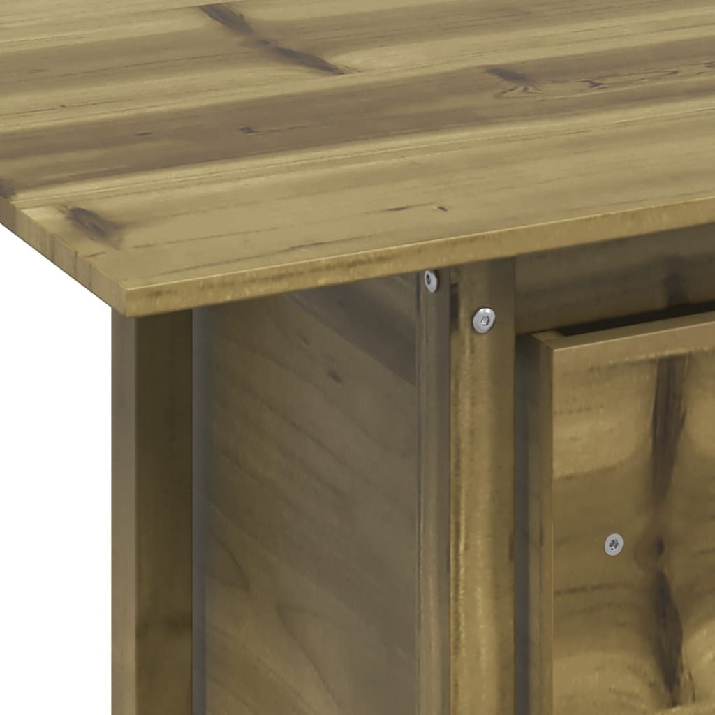 vidaXL Table de jardin 100x50x75 cm bois de pin imprégné